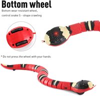 Jouet électrique interactif en forme de serpent pour chat, 30 cm, Simulation réaliste, détection intelligente, pâques, accessoire télécommandé, cadeau idéal
