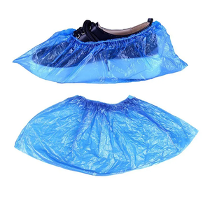 Penutup sepatu tahan debu penutup <span class=keywords><strong>Boot</strong></span> tahan air penutup sepatu PE sekali pakai plastik poli biru - Product Image 2