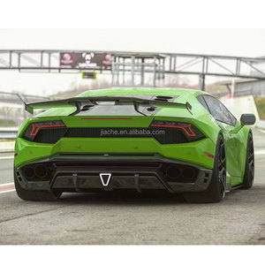 Custodia per kit corpo diffusore a labbro paraurti posteriore in carbonio secco per Lamborghini LP580 LP610 protezione paraurti <span class=keywords><strong>S</strong></span> Style - Product Image 6