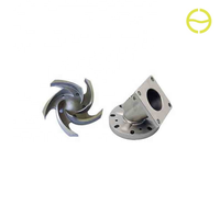Impeller de pompe OEM en acier inoxydable, fabriqué par moulage de précision à la cire perdue (silice sol), certifié ISO9001, avec usinage