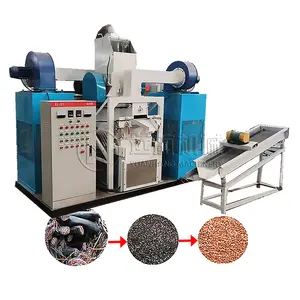 Automatic mini copper cable granulator Recycling Machine small copper wire cable granulator manufacturing machine