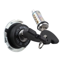 Kit de serrures pour scooter 50cc 2 temps ou 4 temps pour Piaggio Zip 50 Rai Vespa ET2 Interrupteur principal Giler 573512 298581