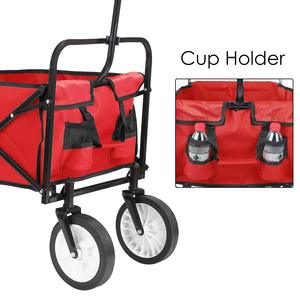 <span class=keywords><strong>Chariot</strong></span> utilitaire pliable d'extérieur - <span class=keywords><strong>Chariot</strong></span> pliable robuste pour le camping, la <span class=keywords><strong>plage</strong></span> et le jardin avec une longue poignée - Product Image 5