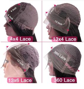 Letsfly - Cierre Frontal de Encaje 360 al por Mayor, Cabello Remy Brasileño de Color Natural, Cierre Frontal Completo de Encaje, Extensiones de Cabello 100% Humano - Product Image 2