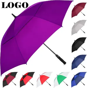 グラスファイバー自動広告ビジネスギフトホットセール特大サイズゴルフ傘をカスタマイズ-ファクトリーアウトレット傘