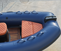 Bateau pneumatique à grande vitesse RIB390C personnalisé pour 5 personnes, en PVC/HYPALON de 1,2 mm, pour la plongée, le canoë et la pêche