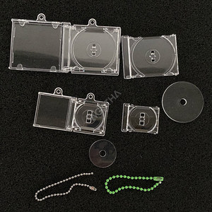 Keyring âm nhạc DIY rỗng âm nhạc DVD GPPS nhựa trường hợp Jewel hộp NFC Album tùy chỉnh bán buôn Mini CD Keychain trống - Product Image 6