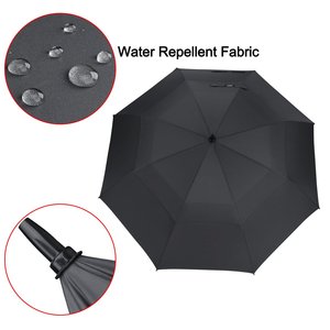 Promotionnel 54/62/68 pouces de haute qualité grand <span class=keywords><strong>parapluie</strong></span> de golf automatique Double couche coupe-<span class=keywords><strong>vent</strong></span> grand personnalisé avec Logo - Product Image 4