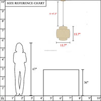 Lustre en bambou tissé à la main, lampe en panier naturel, luminaire suspendu beige, économie d'énergie, garantie de 2 ans, éclairage pour îlot de cuisine