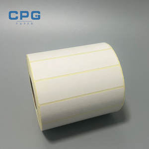 Manufacturer Direct Pallet Bulk Phenol Free Thermal Label Paper Roll 40x20 3"X5" Top Coated Thermal Label Printer Paper 5x3 - Product Image 1