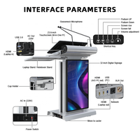 Podium multimédia intelligent avec hauteur réglable et écran tactile pour conférence et salle de classe