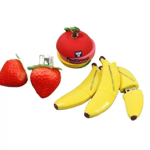 Pendrive Frutta USB Flash Drive 4GB 8GB 16GB 32GB 64G Del Fumetto di banana USB Bastone di anguria bastone di memoria Flash Disk Avocado/Cherry