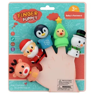 Con Rối ngón tay phim hoạt hình động vật cướp biển đồ chơi bằng nhựa 0-24 tháng gia đình tương tác quà tặng cho bé trai và bé gái Sản xuất tại Trung Quốc - Product Image 3