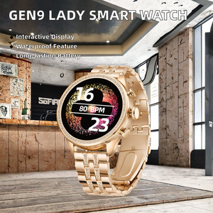 Gen9 của Phụ Nữ Thời Trang Thông Minh Đồng Hồ Ips Hiển Thị Bt Gọi Gọi Tập Thể Dục Huyết Áp Thể Thao Tính năng IP68 Không Thấm Nước Cao Su Hợp Kim - Product Image 3