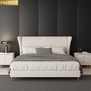 Cama de Lujo Contemporánea U-Best, Tapizada, Tamaño Queen, Doble, King, Madera, Muebles de Madera para Dormitorio, Lit Cama Yatak Letti - Product Image 2
