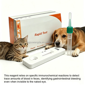Kit de Prueba de Diagnóstico Rápido de Sangre Oculta <span class=keywords><strong>en</strong></span> <span class=keywords><strong>Heces</strong></span> (FOB) para Mascotas, Detecta Hemorragias Intestinales <span class=keywords><strong>en</strong></span> Muestras de <span class=keywords><strong>Heces</strong></span> y Suero de Perros y Gatos - Product Image 1