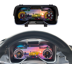 12.3 ''xe kỹ thuật số cụm công cụ cho Chevrolet Camaro 2010-2015 LCD Bảng điều khiển đồng hồ tốc độ ảo buồng lái đa phương tiện Đồng hồ đo - Product Image 1