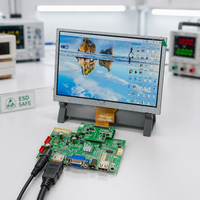 Convertisseur de signal LVDS DIP 30 broches standard vers écran TFT FPC 40 broches avec rétroéclairage LED, résolution 1024*600, alimentation 5V