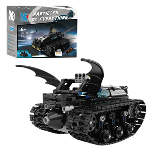 Haute Simulation <span class=keywords><strong>Batmobile</strong></span> Modélisation Structure Solide bloc de construction voiture Télécommande Voiture Jouet - Product Image 3