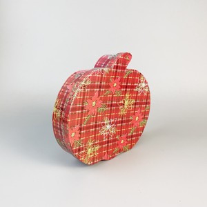 Nhà Máy Tùy Chỉnh Màu Đỏ Cho Hình Dạng Táo Cứng Nhắc Quà Tặng Bao Bì Hộp Thiết Kế Cổ Điển Tái Sử Dụng Kẹo Bên Hộp Vật Liệu Tái Chế Giáng Sinh - Product Image 3