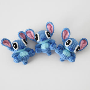 Toptan özel tığ sevimli çocuk Polyester tığ işi Stitchy bebek kolye oyuncak en iyi fiyat örme sevimli oyuncaklar dokuma - Product Image 2