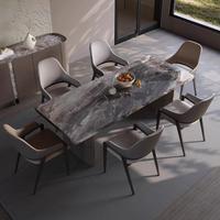 Chaise de salle à manger portable en bois de style italien moderne et minimaliste JP, avec dossier haut de gamme, pour la maison