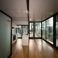 Casa Contenedor Prefabricada Modular Moderna con Habitación Deslizable y Ventanas de Vidrio de Altura Completa para un Estilo de Vida Moderno