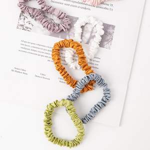 <span class=keywords><strong>ที่</strong></span>มัดผมไหมหม่อน100% 1ซม. <span class=keywords><strong>ที่</strong></span>มัดผมแบบยืดหยุ่นสำหรับผู้หญิงและเด็กผู้หญิง - Product Image 4