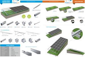 Générateur Solaire Portable 5000W avec Panneaux Solaires 350W pour Système Domestique 50KW avec Batterie au Lithium 24 Heures - Product Image 2