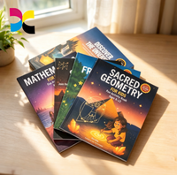 Livre d'activités pour enfants personnalisé avec couverture rigide, pelliculage mat, papier écologique, cahier d'exercices éducatifs STEM pour enfants, livraison rapide