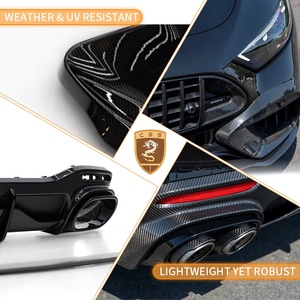 Kit de Carrocería Estilo BB para <span class=keywords><strong>Mercedes</strong></span> <span class=keywords><strong>Benz</strong></span> SL <span class=keywords><strong>SL63</strong></span> AMG SL55 SL43, Alerón Delantero, Rejillas de Ventilación Delanteras, Difusor Trasero, Piezas de Modificación de Automóviles - Product Image 3