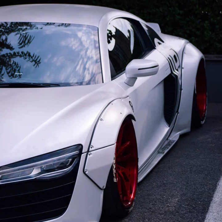 LB Style FRP Wide Body Kit for Audi R8 Body Kits for Audi R8 Wide Body ...