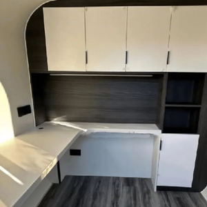 Китай, оптовая продажа, крошечный 10-футовый Яблочный домик для офиса, красочный мини-сборный модульный дом, индивидуальный цвет, алюминиевый капсульный дом - Product Image 3