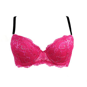 Ladymate ODM/OEM Soutien-gorge Rembourre coppe imbottite Sostenes De Encaje su misura Reggiseno in pizzo con ferretto a <span class=keywords><strong>Balconcino</strong></span> - Product Image 1