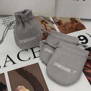 Custom Logo <b>Velvet</b> Drawstring <b>Bag</b> <b>Velvet</b> Pouch Jewelry <b>Bag</b> for Jewelry Packaging and Gift - Product Image 5