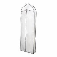 Vente en gros de sac à vêtements pliable de haute qualité pour robe longue non tissée à poussière