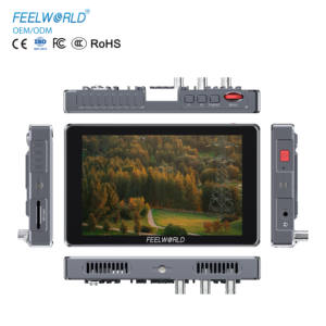 จอภาพ <span class=keywords><strong>FEELWORLD</strong></span> S7 ขนาด 7 นิ้ว ความสว่าง 1600nit รองรับ 12G-SDI และ HDMI 2.0 สำหรับวิดีโอ 4K HDR หน้าจอสัมผัส รองรับ 3D LUT และ Waveform ผลิตโดยโรงงานโดยตรง รับผลิตแบบ OEM/ODM - Product Image 1