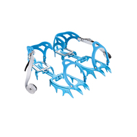 Crampons à neige BRS-S3 à 14 dents, en alliage d'aluminium spécial, antidérapants, pour l'escalade en plein air et l'alpinisme