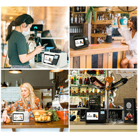 Banque d'alimentation partagée pour téléphone portable Distributeur automatique Station de location de banque d'alimentation partagée multifonction à 6 emplacements avec écran et Pos