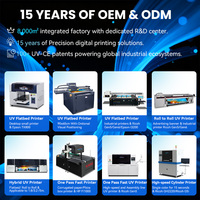 Impresora plana UV Yotta P10 de alta velocidad, 1800mm x 1000mm, CCD de alta precisión, posicionamiento Visual, barniz CMYK, cabezal de impresión Ricoh de Metal
