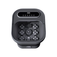 Appareil de massage des pieds portable, seau à bulles pliable, machine de massage des pieds électrique automatique