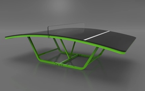 <span class=keywords><strong>Table</strong></span> de football Guan Xuan <span class=keywords><strong>Teqball</strong></span> avec roulettes, jeu de football de <span class=keywords><strong>table</strong></span> portable et pliable - Product Image 3
