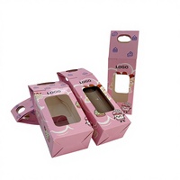 Cajas de Cartón Blancas Personalizadas para Exhibición en Tiendas, Embalaje Portátil con Asa, Cajas de Papel para Bebidas y Productos Enlatados