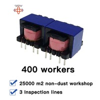 Transformateur de puissance AC/DC Flyback 20A à noyau de ferrite haute fréquence personnalisé ER35 110V 240V 12V DC CE/ROHS pour SMPS industriel