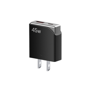Mini Ultra Mince 45W <span class=keywords><strong>Chargeur</strong></span> Rapide Type C Prise Convertible 45W USB Adaptateur De Charge Rapide Portable Téléphone Portable 45W GaN <span class=keywords><strong>Chargeur</strong></span> PD - Product Image 4