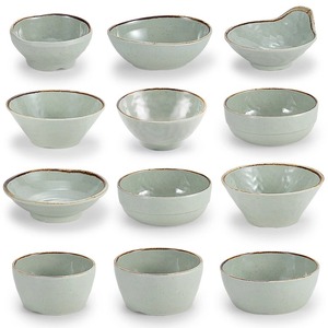 Bols en mélamine, petits bols imitation porcelaine, bols à riz, bols à soupe, vaisselle d'hôtel, bols à bouillie pour restaurant, plastique - Product Image 1