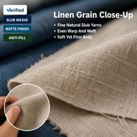 Tissu d'ameublement texturé lin, résistant aux plis, doux pour canapé, fauteuil, maison de campagne méditerranéenne, vente en gros