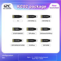Dispositivo de Reparación de Baterías I2C KC02S, Herramienta de Reinicio de Ciclo de Batería, Modifica Datos de Batería para iPhone 11~15PM, Programador de Reparación de Teléfonos