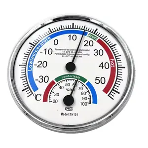Mini kapalı termometre higrometre 2 1 sıcaklık Analog nem monitörü ölçer ev için - Product Image 1