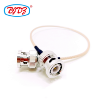 Fourniture d'usine 50 Ohm câble assemblage BNC prise mâle à BNC prise mâle connecteur rf HD SDI pour RG316 Pigtail Jumper câble d'extension